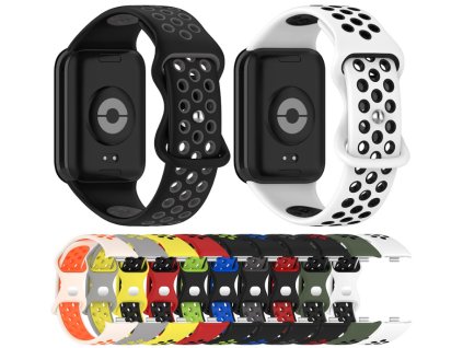 Perforovaný řemínek Xiaomi Redmi Watch 4 (Barevná varianta Žluto-černý)