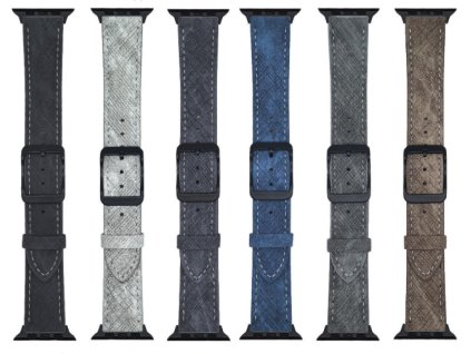 Koženkový řemínek pro Apple Watch 38/40/41/42(S10)mm (Barva hnědá)