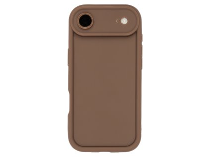 68525 1 silikonovy hnedy kryt se zvysenou ochranou hran pro iphone 17 air