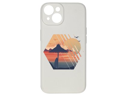 Západ slunce bílý pro iPhone 14 Plusk29