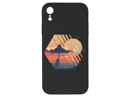 Západ slunce černý pro iPhone XRk29