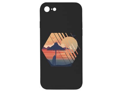 Západ slunce černý pro iPhone 7/8/SE2020k29blk