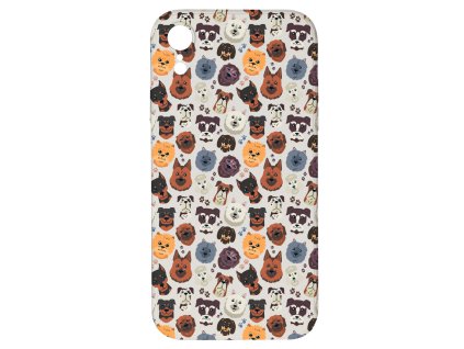 Psí hlavy pro iPhone XRk06