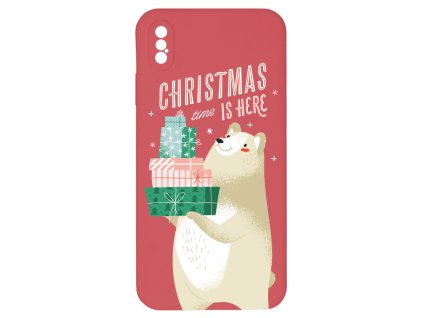 Vánoce jsou tady červený pro iPhone XS Maxk85