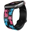Apple watch řemínek Barevné kočky (Rozměr 42/44/45/46/49mm)
