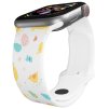 Apple watch řemínek Slepičky (Rozměr 42/44/45/46/49mm, barva pásku bílá)