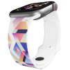Apple watch řemínek Indiánský vzor (Barva Bílá, Rozměr 42/44/45/46/49mm)