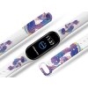 Náhradní náramek Mi band 3/4/5/6/7 Houbičky (Barevná varianta Bílá, Pro Přístroj Xiaomi Mi Band 7)