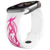 Apple watch řemínek Pink tattoo (Rozměr 42/44/45/46/49mm, barva pásku bílá)