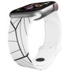 Apple watch řemínek Mnohoúhelníky (Rozměr 42/44/45/46/49mm, barva pásku bílá)