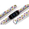 Náhradní náramek Mi band 3/4/5/6/7 Medvídci (Barevná varianta Bílá, Pro Přístroj Xiaomi Mi Band 7)