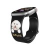 Apple watch řemínek Maltézský psík (Rozměr 42/44/45/46/49mm, barva pásku bílá)