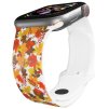 Apple watch řemínek Podzimní listí (Rozměr 42/44/45/49mm)