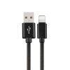 Pletený kabel 1m USB na lightning (Barva červený)