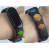 Náhradní náramek Mi band 3/4/5/6/7 Kostky (Barevná varianta Bílá, Pro Přístroj Xiaomi Mi Band 7)