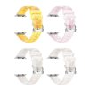 Průhledný diamantový řemínek pro Apple Watch 38/40/41/42(S10)mm (Barva náramku Bílá)