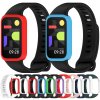 Dvojbarevný silikonový náramek pro Mi Band 9 Active / Redmi Band 3 (Barevná varianta TmavěModro-Bílá)