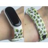 Náhradní náramek Mi band 3/4/5/6/7 Ginko (Barva Vícebarevná, Pro Přístroj Xiaomi Mi Band 7)