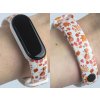 Náhradní náramek Mi band 3/4/5/6/7 Podzim (Barevná varianta Bílá, Pro Přístroj Xiaomi Mi Band 7)