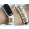 Náhradní náramek Mi band 3/4/5/6/7 Pivo (Barevná varianta Bílá, Pro Přístroj Xiaomi Mi Band 7)