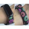 Náhradní náramek Mi band 3/4/5/6/7 Donut (Barevná varianta Bílá, Pro Přístroj Xiaomi Mi Band 7)