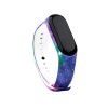 Náhradní náramek Mi band 3/4 Galaxie (Barva Vícebarevná, Pro Přístroj Xiaomi Mi band 3/4)