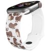 Apple watch řemínek Vydry (Barva Bílá, Rozměr 42/44/45/46/49mm)