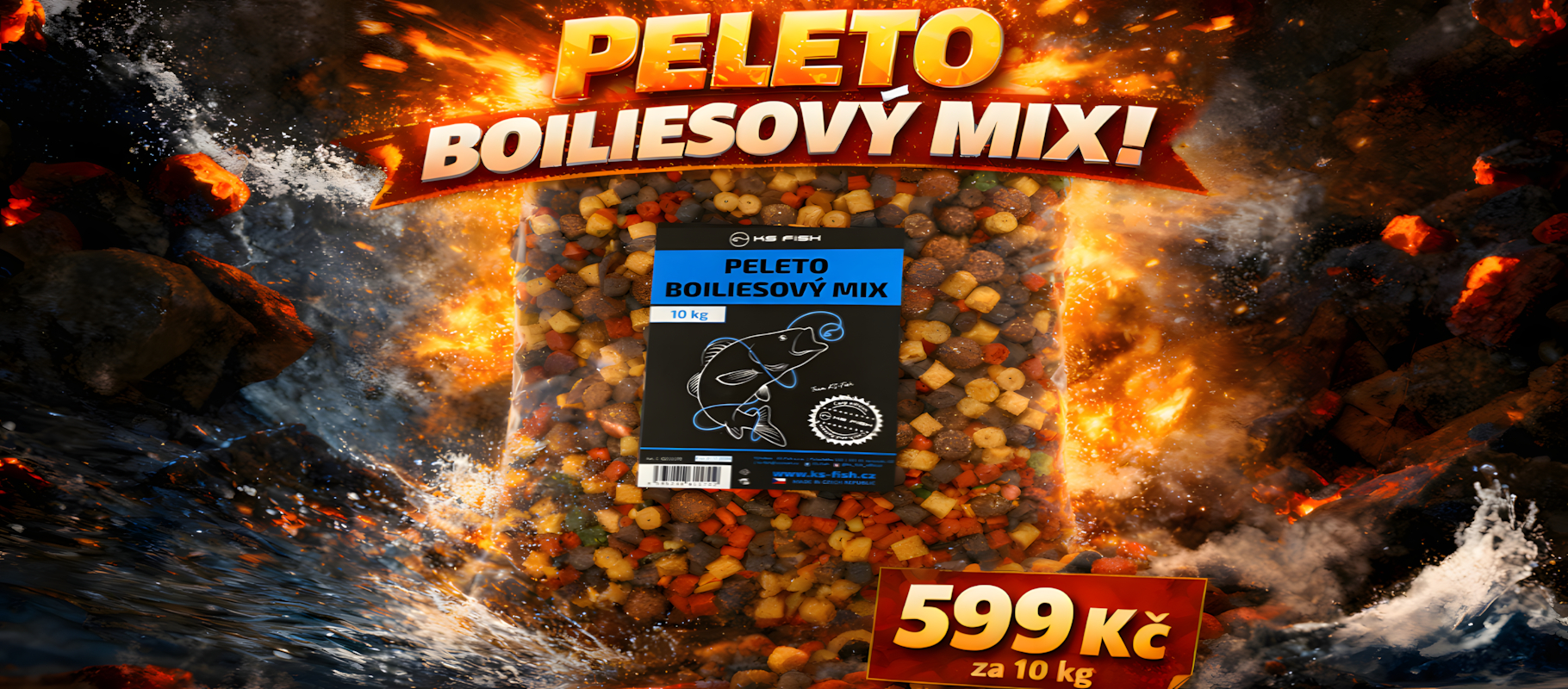 Peleto boiliesový mix