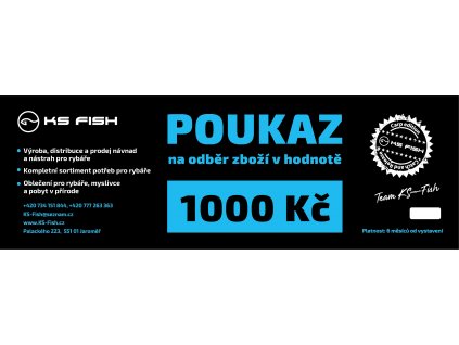 Dárkový poukaz 1000 Kč