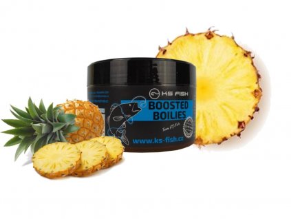 Boosted boilies Žlutý ananas 150g