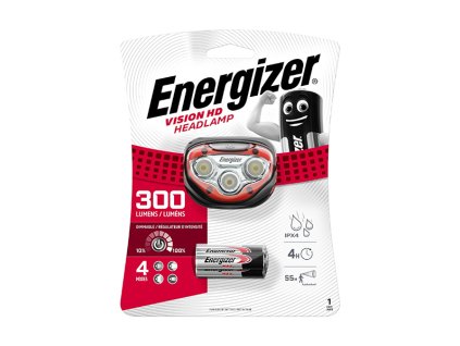 Energizer Vision HD Headlight 3LED 3xAAA 300lm