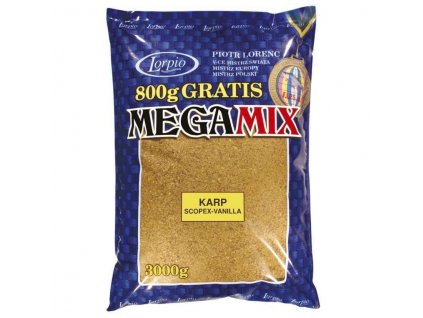 Lorpio Krmítková směs Megamix 3kg - KAPR Scopex/Vanilka