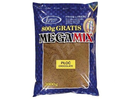 Lorpio Krmítková směs Megamix 3kg - PLOTICE čokoláda