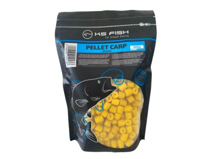 KS-Fish Pelety s dírou Ananas 14 mm 1kg