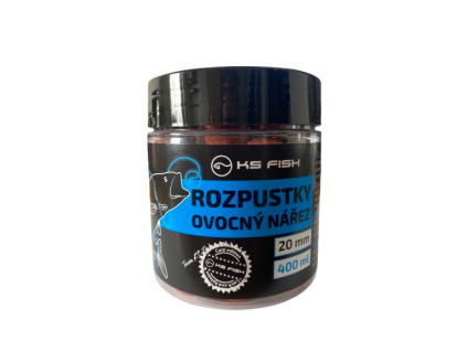 KS-Fish Rozpustné Boilies Ovocný nářez 400 ml - 20mm