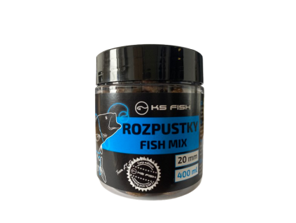 KS-Fish Rozpustné Boilies Fish Mix 400 ml - 20mm
