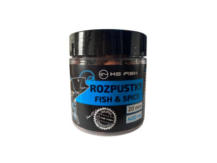 KS-Fish Rozpustné Boilies Fish Spice 400 ml - 20mm