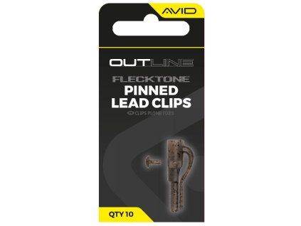 avid carp zavesky outline flecktone pinned lead clips