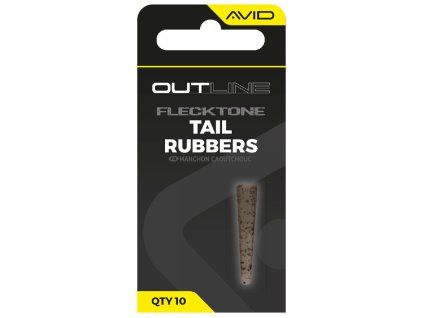 avid carp prevleky na zavesky outline flecktone tail rubber