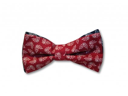 Vánoční motýlek se vzorem cesmíny