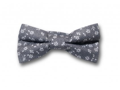 Šedý s bílými kytičkami