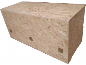 Klopené snáškové hnízdo se zásobníkem vajec - 3-modul - zadní