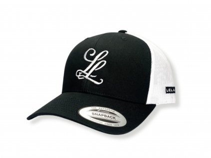 Kšiltovka Typo Black and White