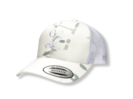 Kšiltovka Typo Camouflage White