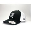 Kšiltovka Typo Black and White