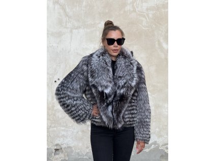 Strieborný Kožuch z líšky - z Predu