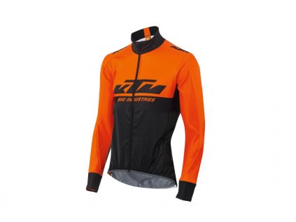Cyklistická bunda KTM Factory Team Windbreaker XW (Barva Oranžová, Velikost M)