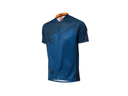 Cyklistický dres KTM Factory Character krátký rukáv (Barva Modrá, Velikost M)