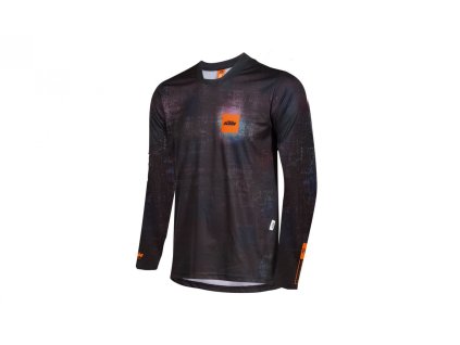 Cyklistický dres KTM Factory Prime dlouhý rukáv (Barva Černá, Velikost M)