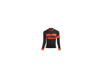 Cyklistický dres KTM FACTORY TEAM RACE All Season (Barva Černá, Velikost M)